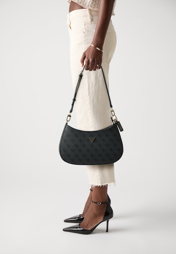 NOELLE II TOP ZIP SHOULDER BAG - Handbag - coal