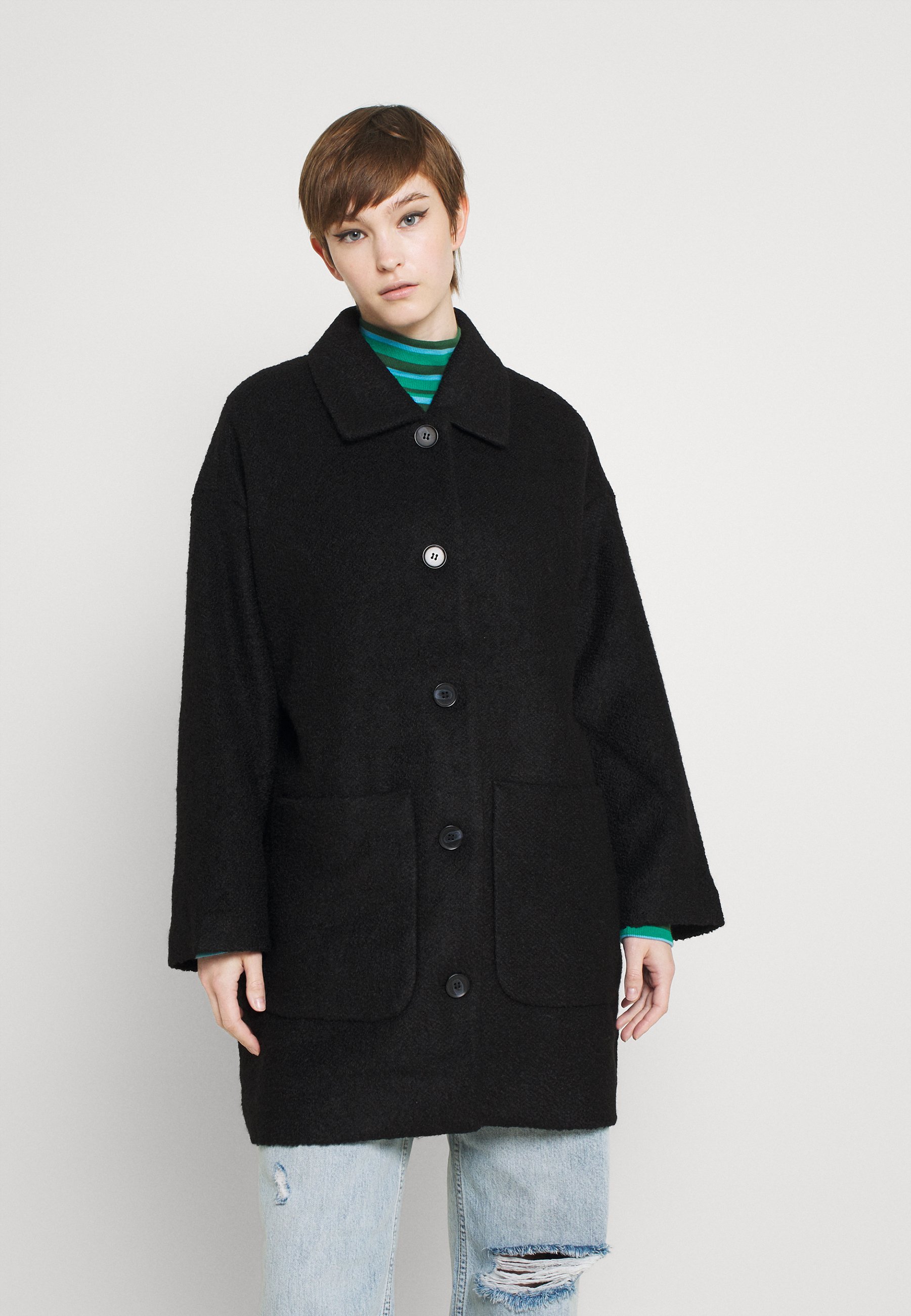 monki black coat