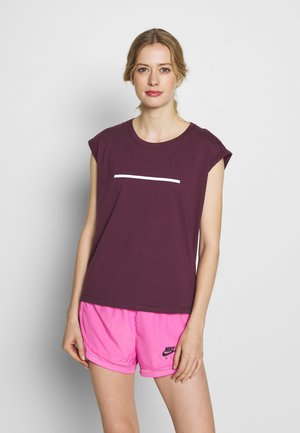 Camiseta estampada - dark red