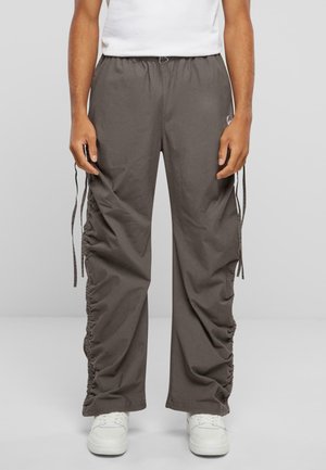 Karl Kani SMALL SIGNATURE GATHERING PARACHUTE  - Pantalones - anthracite