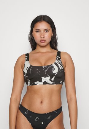 Monki Πάνω μέρος μπικίνι - black