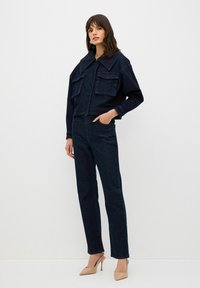 adL WIDE COLLAR - Farkkutakki - navy blue