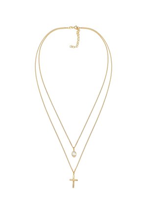LAYER LOOK CROSS - Kaulakoru - gold-coloured