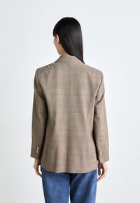 GANT CHECKED CLUB - Blazer - cumin beige