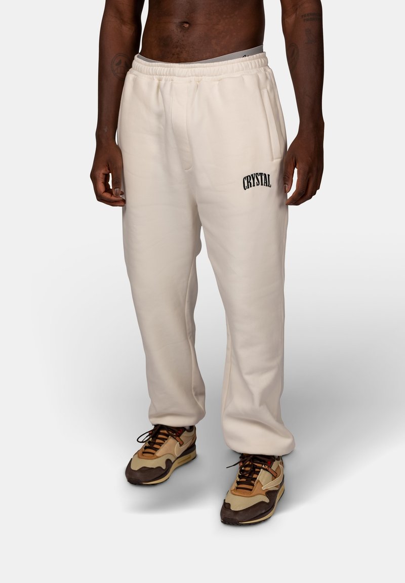 CRYSTAL PARIS - JOGGER - Tracksuit bottoms - coconut, Enlarge