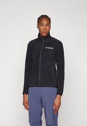 W MT ESS FZ  - Fleece jacket - black
