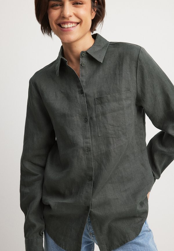 Hemdbluse - charcoal