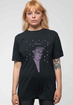 Paradiso Clothing DAVID BOWIE DOTS LOGO - Print T-shirt - black