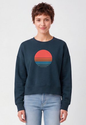 watapparel, ABSTRACT 03 - Sweatshirt - deep teal