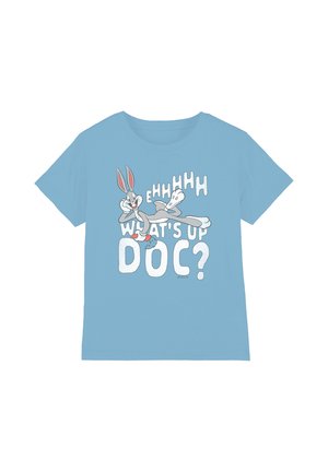 Warner Brothers, LOONEY TUNES WHATS UP UNISEX - Print T-shirt - light blue