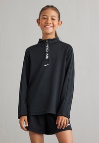 Nike Performance - Camiseta de manga larga - black/white Imagen en miniatura 1