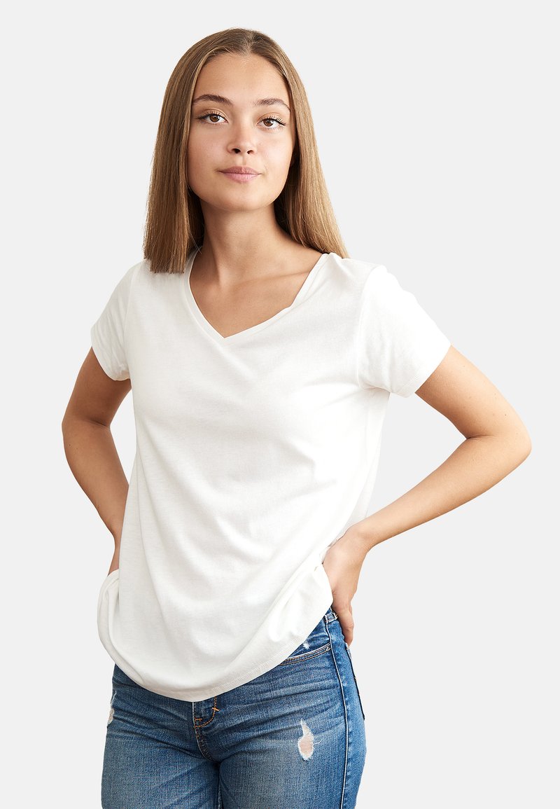 T-shirt 100% Laine Mérinos DANISH ENDURANCE - Lot De 2 Pour Femmes, Léger, Respirant, Régulation Thermique