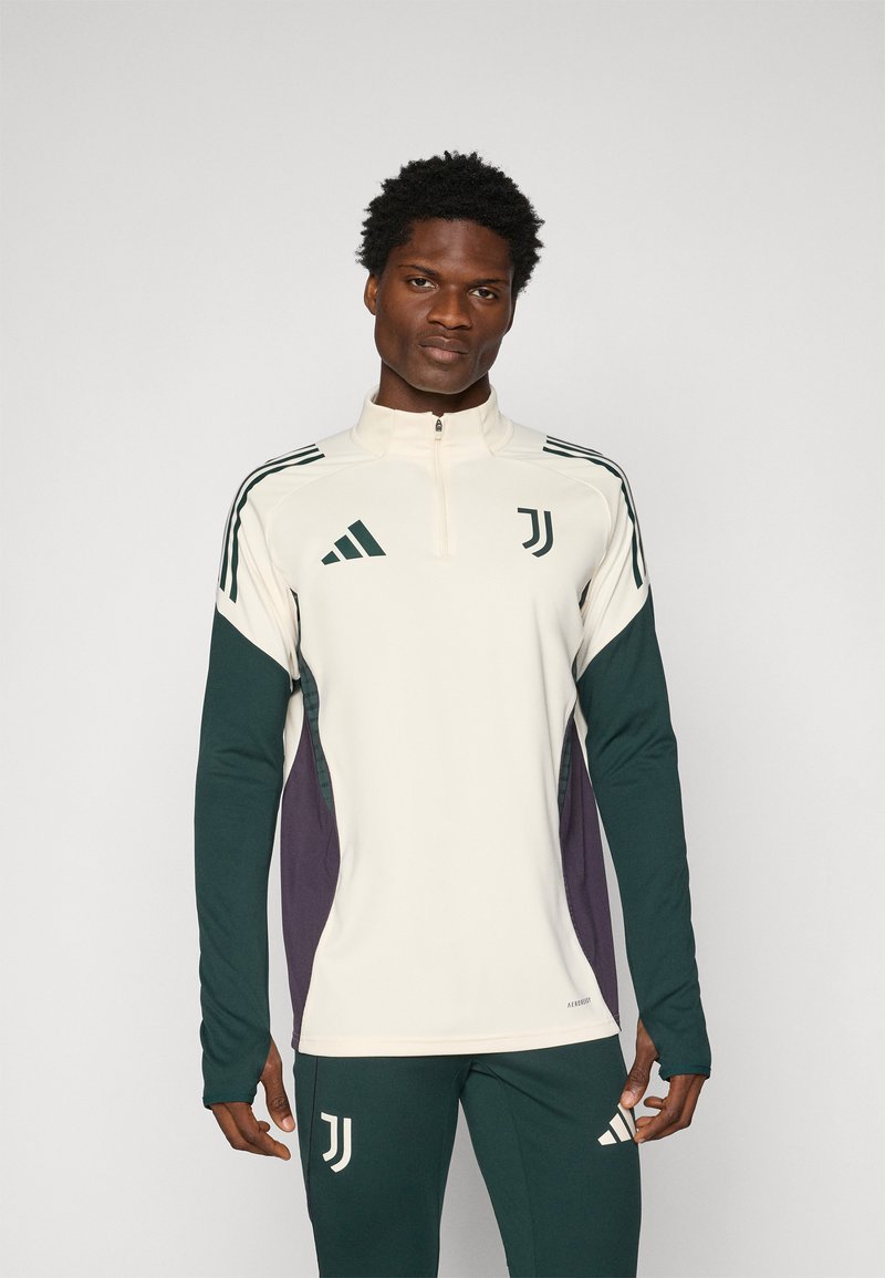 adidas Performance JUVENTUS TRAINING TOP - Klub merchandise - ecru tint