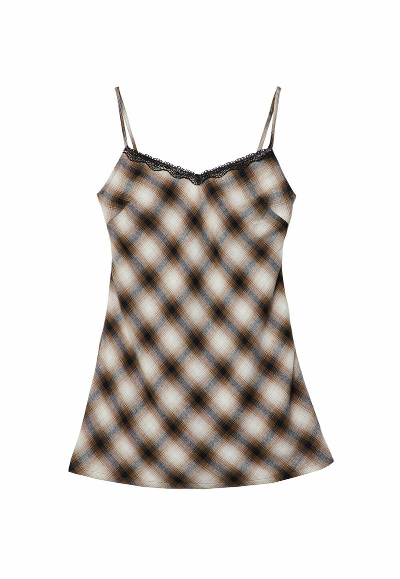 Stradivarius Jurk gemêleerd bruin Stradivarius Jurk gemêleerd bruin