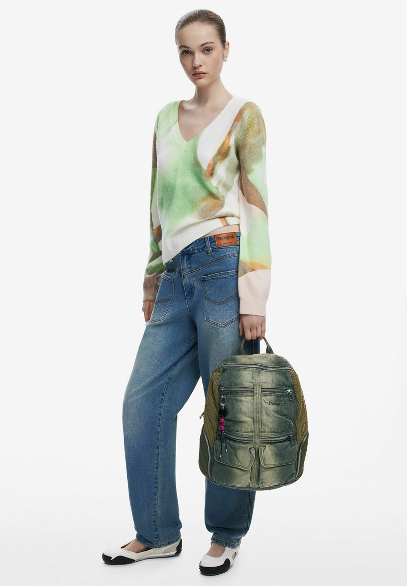 Desigual LARGE COMBINED - Tagesrucksack - green
