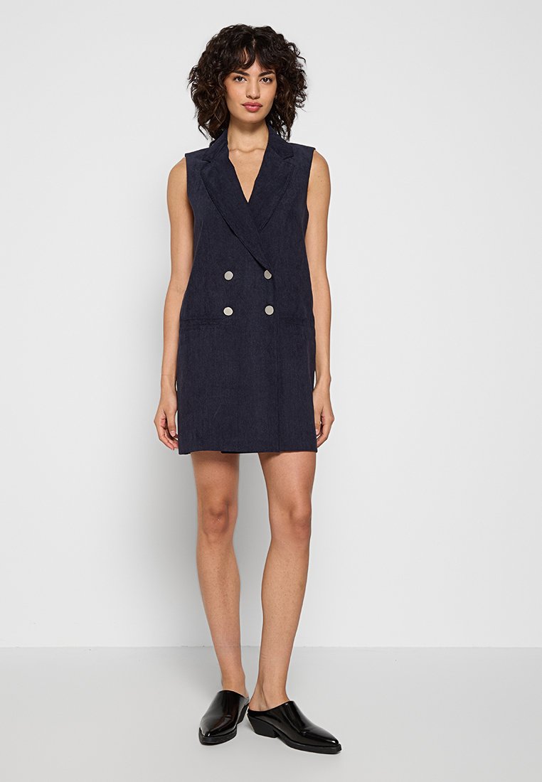 Armani Exchange Jurk donkerblauw