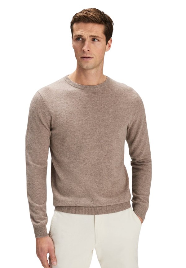 CLASSIC CREW NECK - Strickpullover - beige