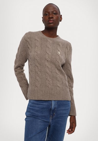 Polo Ralph Lauren CLASSIC LONG SLEEVE - Džemperis - mushroom