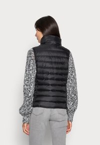 Marc O'Polo VEST STAND UP COLLAR FRONT ZIPPER - Colete - black