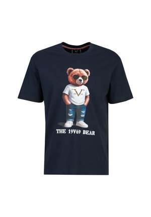 RAFAEL COOL BEAR - T-Shirt print - navy