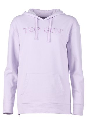 MIT GESTICKTEM LOGO - Huppari - lavendel