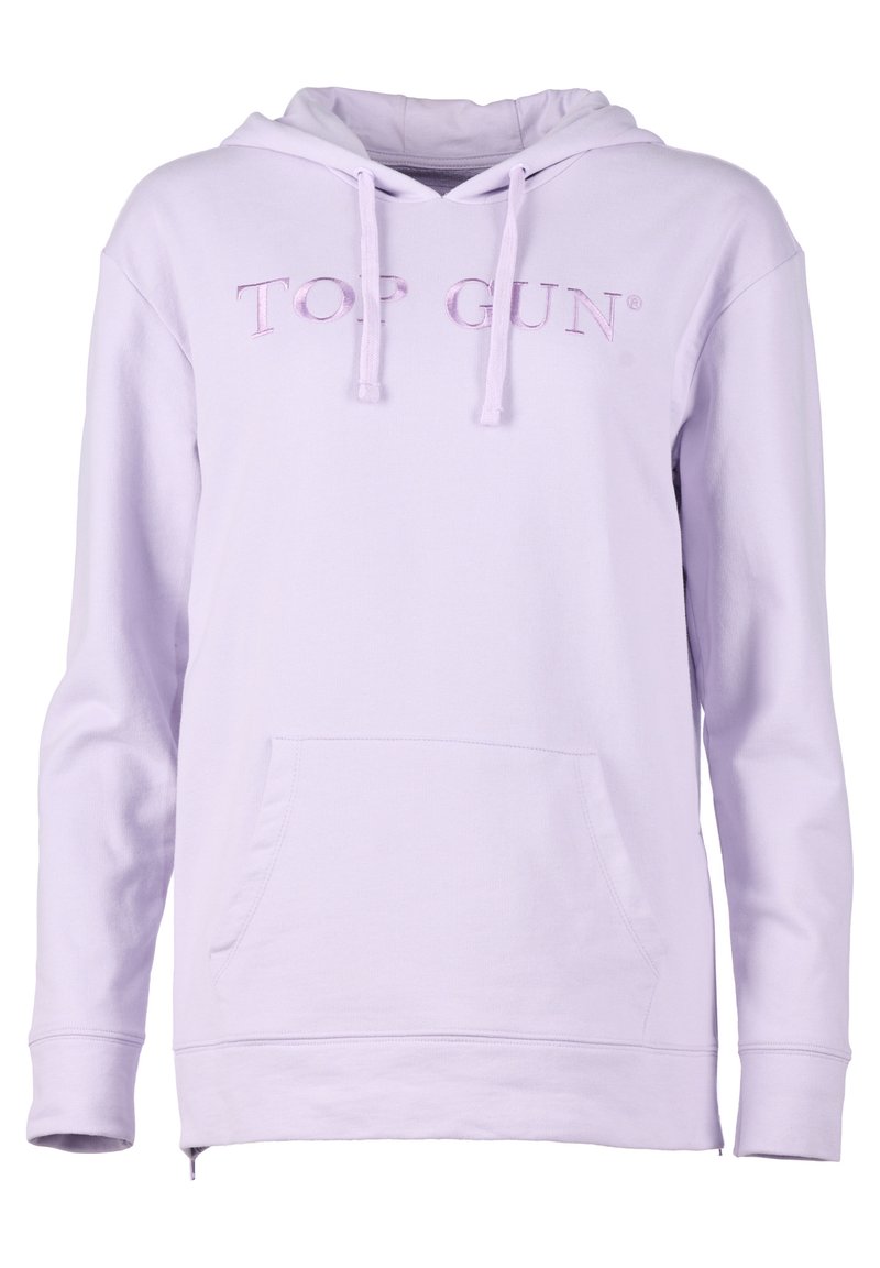 TOP GUN MIT GESTICKTEM LOGO - Huppari - lavendel