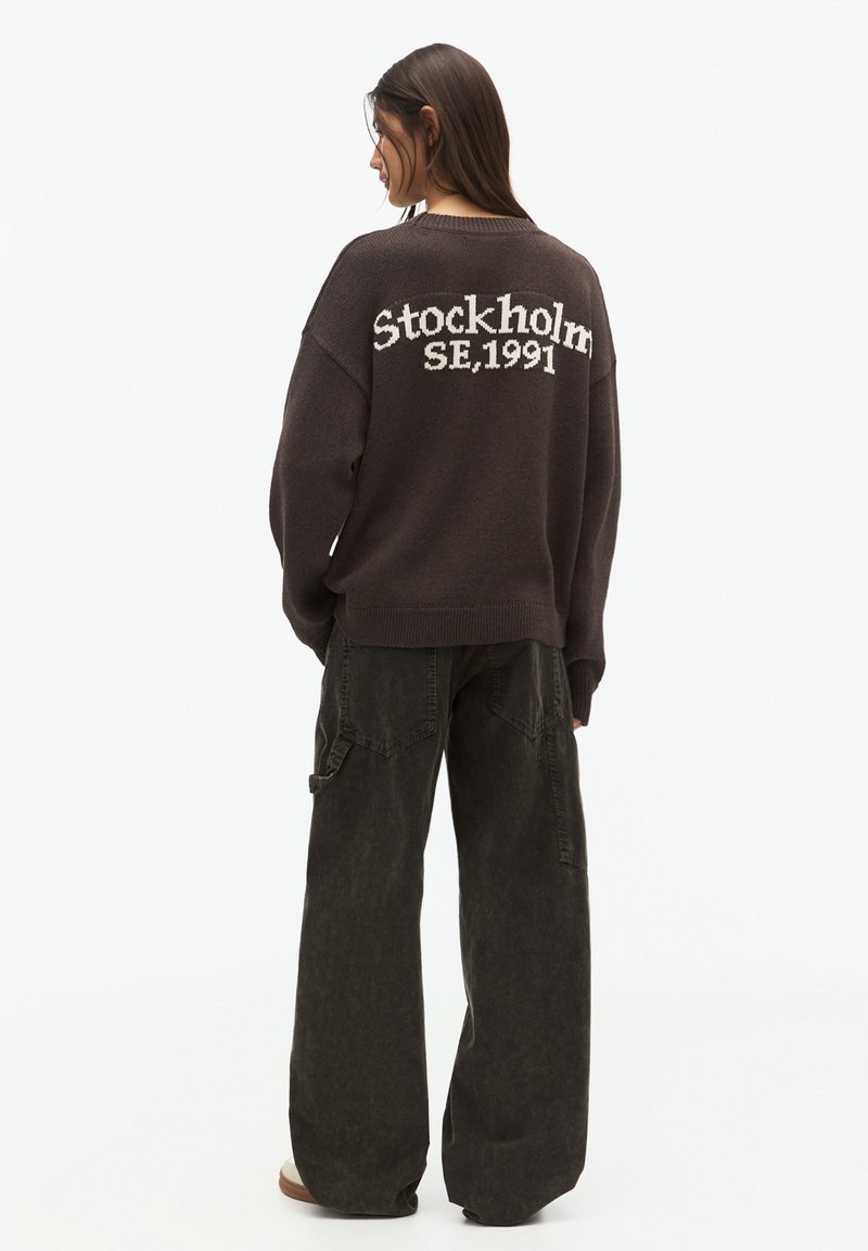 PULL&BEAR - Jumper - dark brown, Enlarge