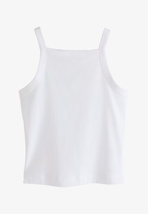 Next, REGULAR FIT - RIBBED THICK STRAP VEST . - Topp - white