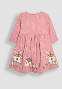 JoJo Maman Bébé GUINEA PIG APPLIQUÉ FRONT  REGULAR FIT - Vapaa-ajan mekko - pink