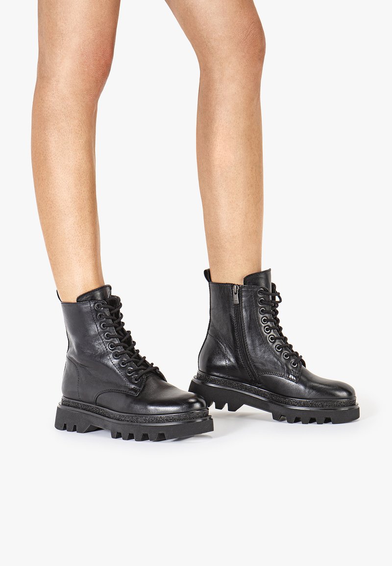 Damen Ankle Boots | Inuovo Schnürstiefelette black/schwarz - VH27314 Damen Ankle Boots | Inuovo Schnürstiefelette black/schwarz - VH27314
