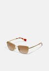 Lunettes de soleil - shiny gold-coloured