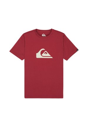 EV COMP LOGO YT RQZ0 - T-shirt imprimé - burnt russet - solid