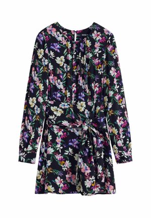 Desigual FLORAL KNOT SHORT - Nappali ruha - black