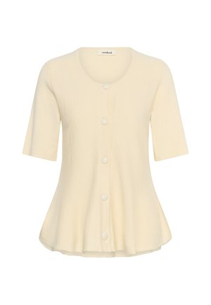 Soaked in Luxury, SLSANJA PEPLUM CARDIGAN - Gilet - turtledove
