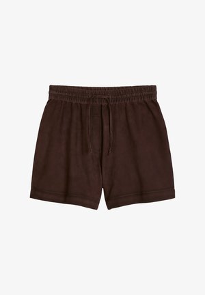 Marc O'Polo DENIM, Pantalon en cuir - burnt aubergine
