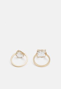 ALDO CARESSIA 2 PACK - Ring - gold-coloured/clear