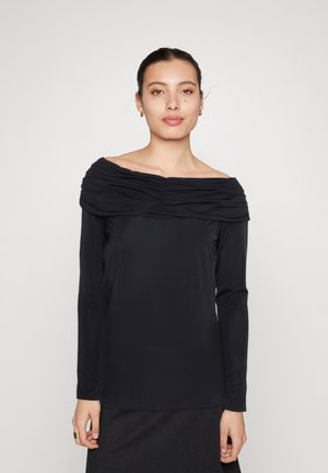 Notes du Nord MELANIE OFF SHOULDER - Topper langermet - noir