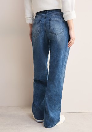 WIDE - Straight leg jeans - blau