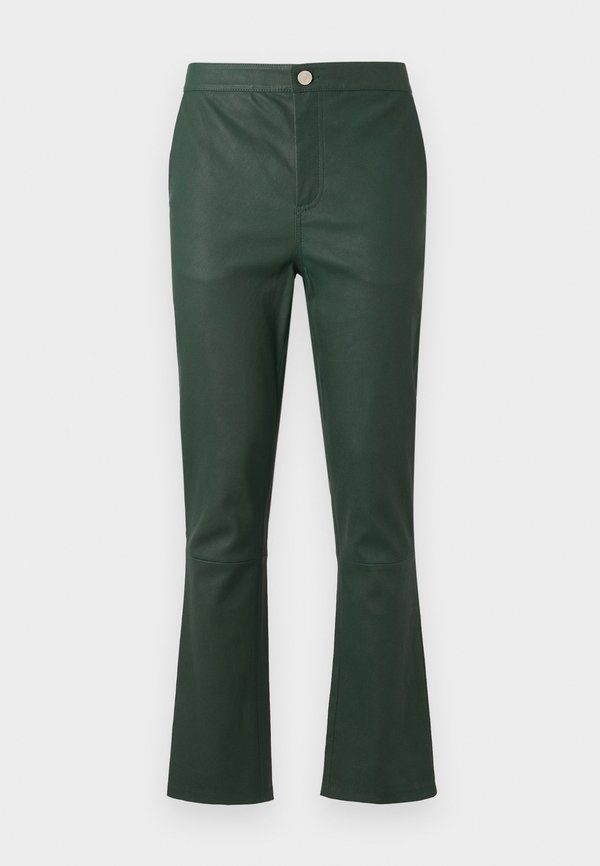 LEYA REFINED STRETCH - Leather trousers2