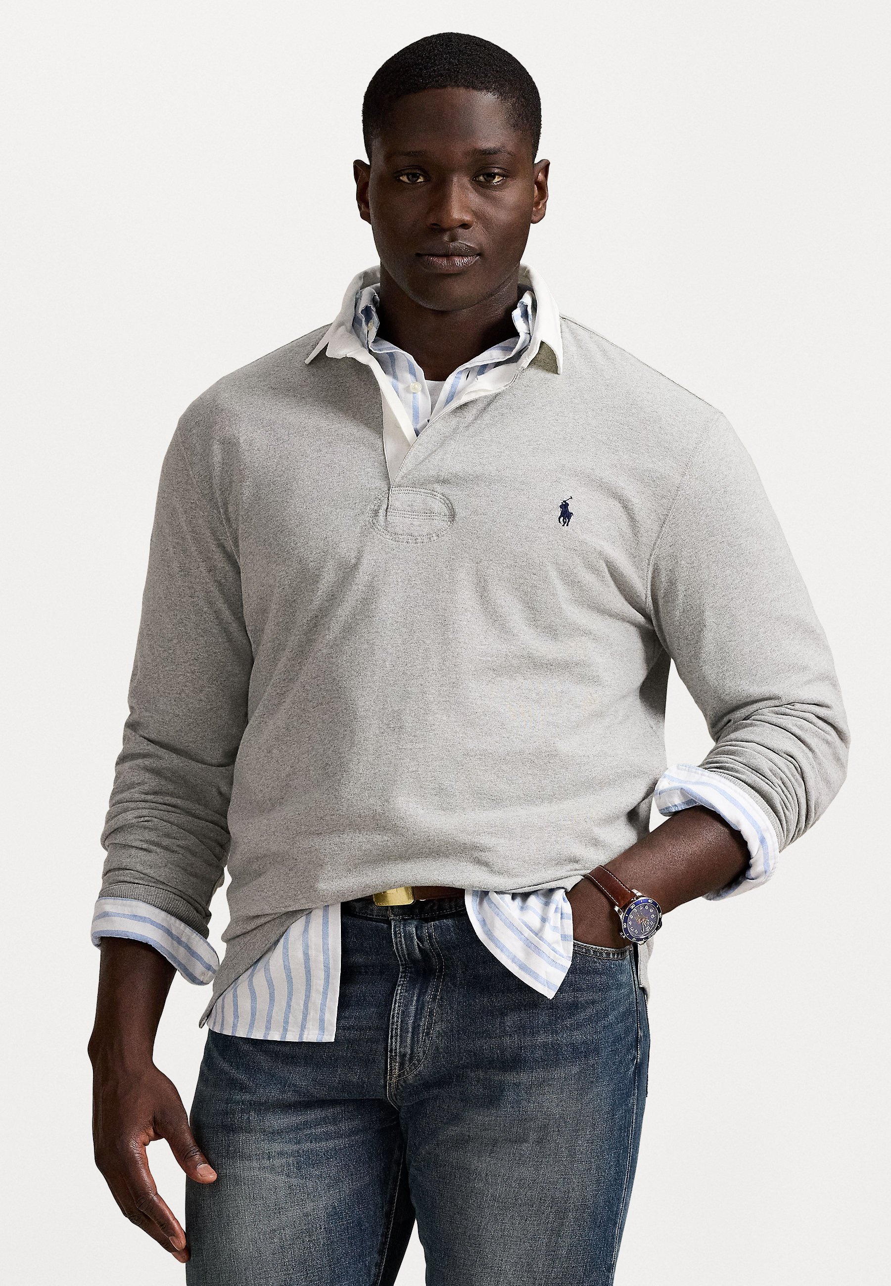 Polo Ralph Lauren Big & Tall THE ICONIC RUGBY SHIRT - Polo shirt
