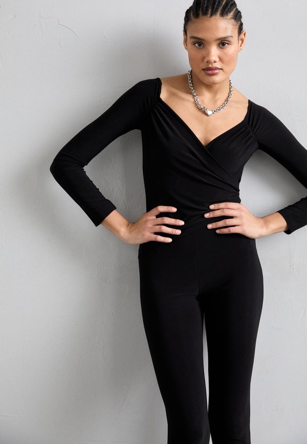 OFF SHOULDER SWEETHEART CATSUIT FOOTIE - Jumpsuit2