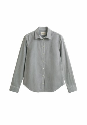 GANT, SLIM STRIPED POPLIN SHIRT - Overhemdblouse - evening blue