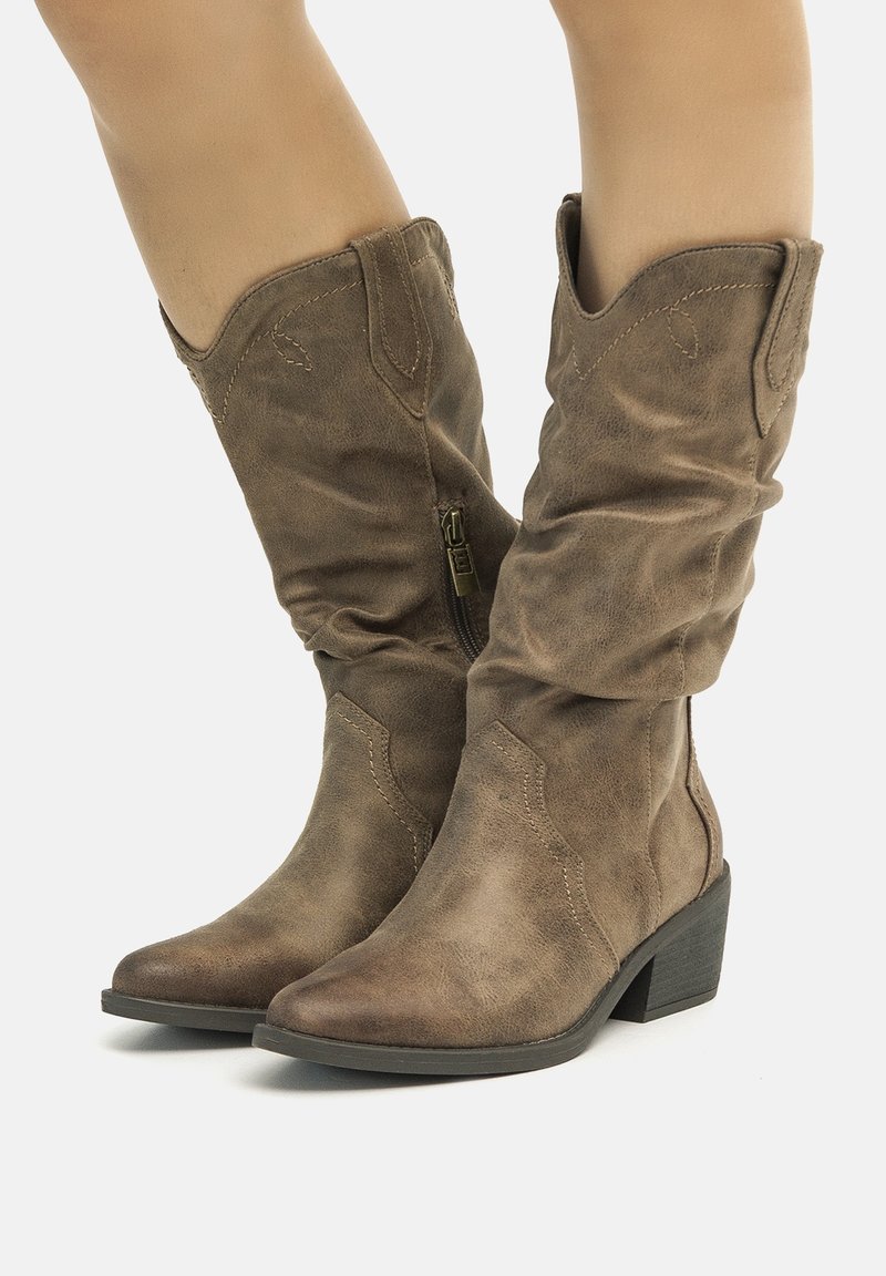 mtng Bottes de cowboy / motard - brown