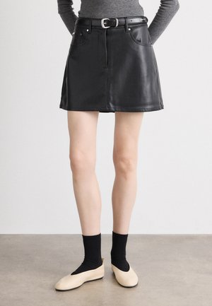 SKIRT - Minijupe - black