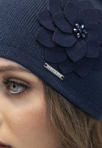 Vivisence SET - Scarf - dark blue