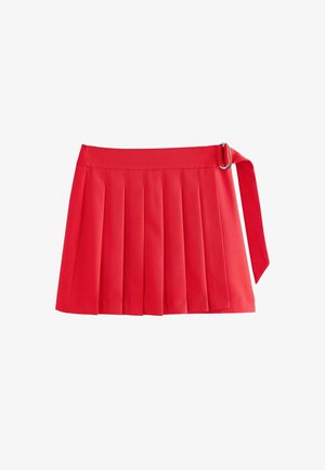 Next, REGULAR FIT - PLEATED MINI TENNIS SKIRT . - Mini skirt - red