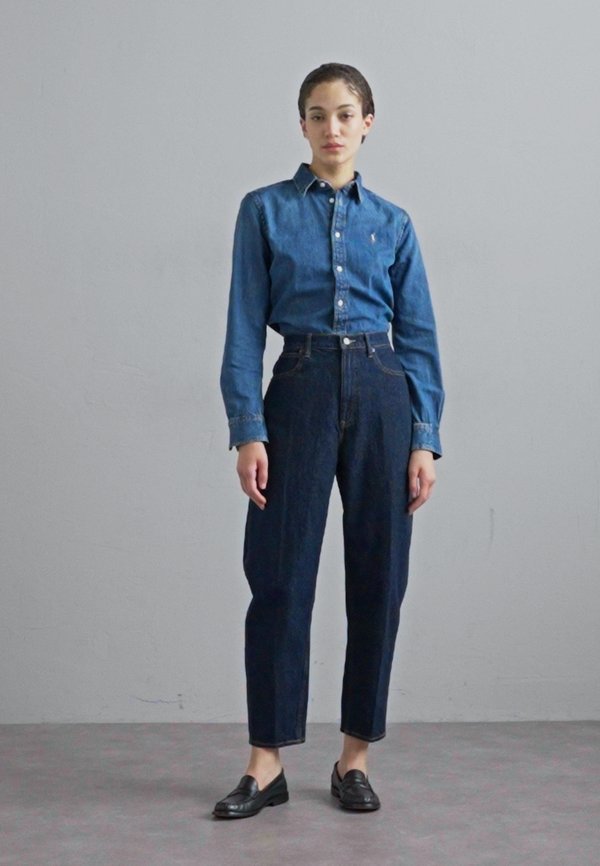 CURVED TAPERED JEAN - Relaxed fit jeans - kelilah wash2