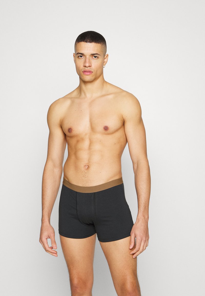 Pier One 5 PACK - Cuecas boxer - black/grey/light green