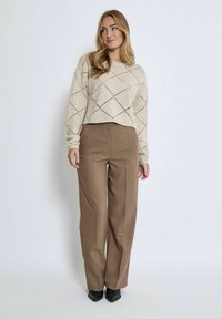 Desires SHELBY POINTELLE - Pulover - fog sand