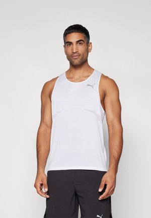 RACEDAY ULTRASPUN SINGLET - Topper - white